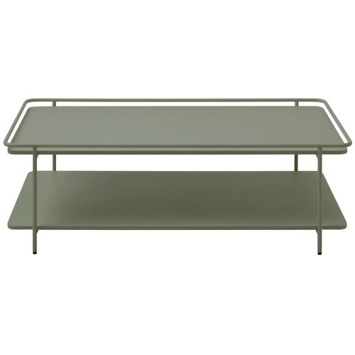 Unique Furniture Zelena kovinska klubska mizica 55x110 cm Yuba &ndash; Cene