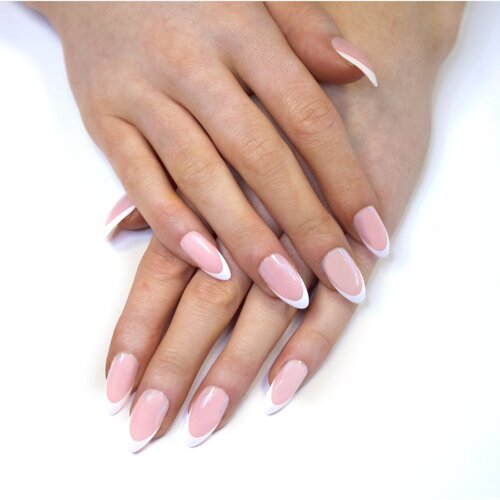 SOSU Cosmetics Salon Nails umetni nohti odtenek Frenchie 24 kos Slike