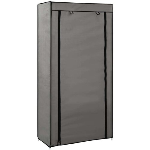 vidaXL omarica za čevlje s pokrivalom blago 58x28x106 cm siva Cene