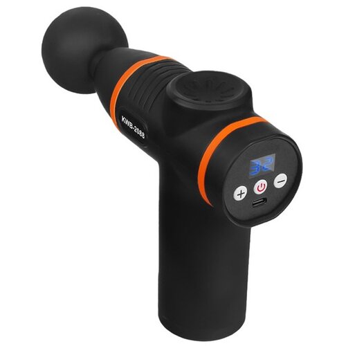 INF 32-stopenjska mini pi&scaron;tola za fascijo: polnilni LCD masažni aparat za mi&scaron;ice Black+Orange, (5000136594) Cene