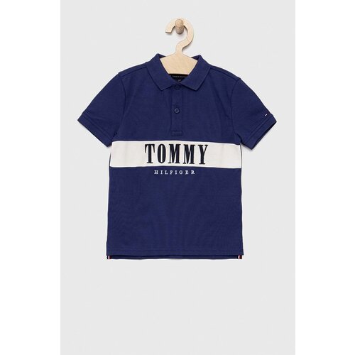Tommy Hilfiger Otro&amp;scaron;ka polo mornarsko modra barva Slike