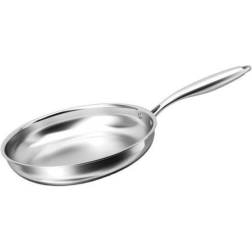 Cheffinger Ponev za cvrtje 28 cm za vse ognji&scaron;ča vključno z indukcijo nerjaveče jeklo, Srebrna, (5000276459) Cene