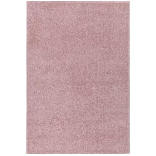Tepih s kratkim vlaknima 200 x 290 cm ružičasti