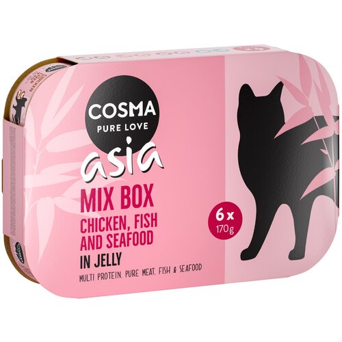 Cosma Ekonomično pakiranje Asia u želeu 24 x 170 g - Mix (4 vrste) Cijene