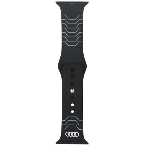 Audi SILIKONSKI PA&Scaron;EK ZA APPLE WATCH 40 41 42MM ČRN GEOMETRIJSKI DIZAJN, (5000088098) Cene