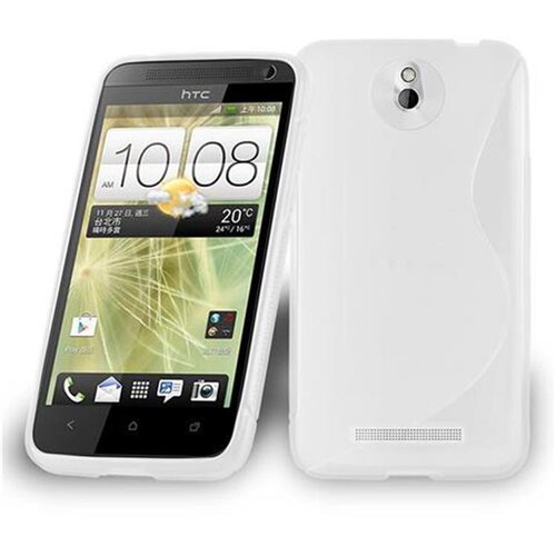 Cadorabo Case, združljiv s HTC v pol prozorni - za&scaron;čitni pokrov, narejen iz fleksibilnega silikona TPU, (20583796) Cene