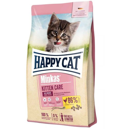 Happy Cat Minkas Kitten Care Poultry Granule za mačiće sa živinskim mesom, 10kg Slike