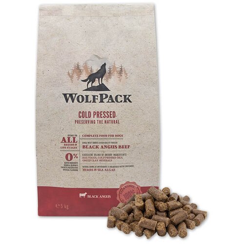 WolfPack hladno stiskana hrana - black angus govedina 5 kg Cene
