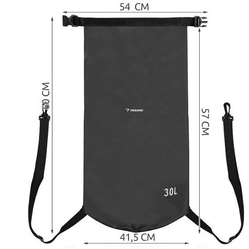 Trizand vodootporna torba 30L crna Slike