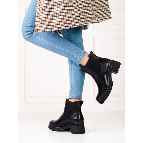 SHELOVET Black women&amp;#039;s daggers on the post Slike