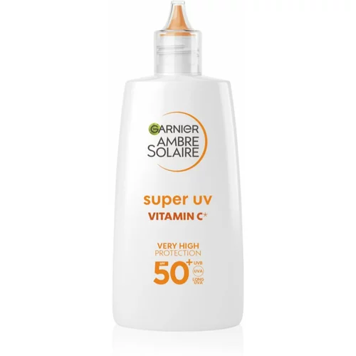 Garnier Ambre Solaire Super UV blagi hranjivi fluid protiv tamnih mrlja s vitaminom C SPF 50+ 40 ml