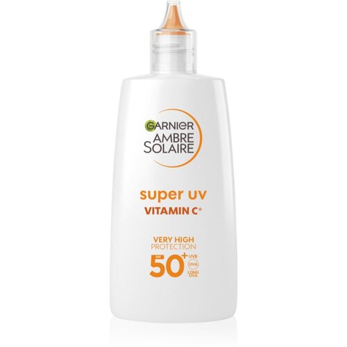 Garnier Ambre Solaire Super UV blagi hranjivi fluid protiv tamnih mrlja s vitaminom C SPF 50+ 40 ml Slike