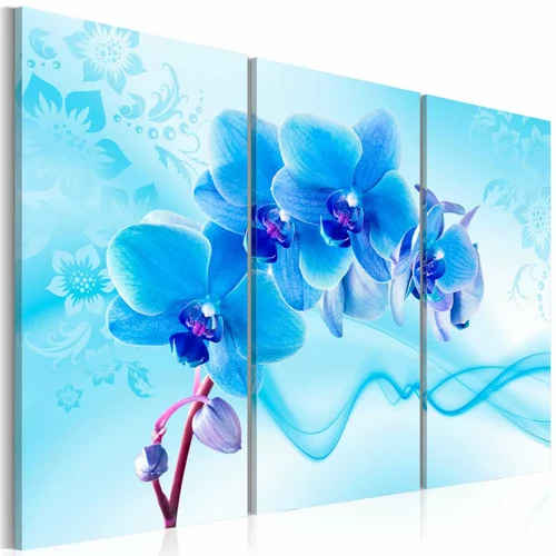  Slika - Ethereal orchid - blue 120x80