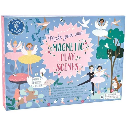 Floss&Rock® magnetna knjigica magnetic play scenes enchanted