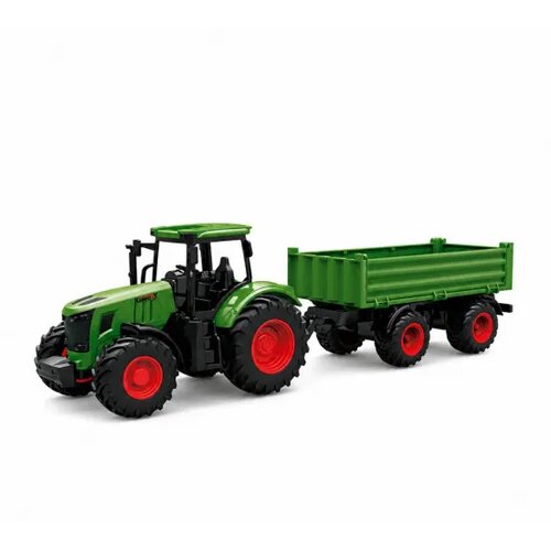 CUTE&amp;amp;COOL- Cute&amp;amp;Cool traktor sa prikolicom 1:24, zeleni Slike