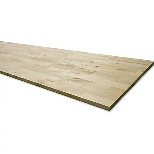 EXCLUSIVHOLZ Masivna drvena lijepljena ploča (Breza, 2.200 x 600 x 18 mm)