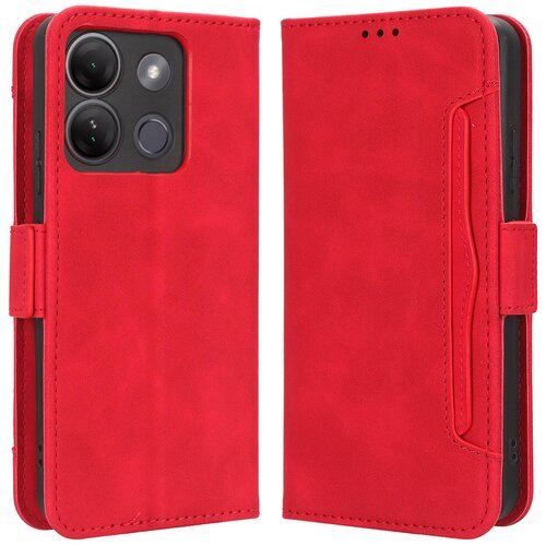 INORCO Za Tecno Spark 10 4G stojalo za denarnico Folio preklopna torbica za telefon PU usnjen ovitek za mobilni telefon, (22033102) Slike