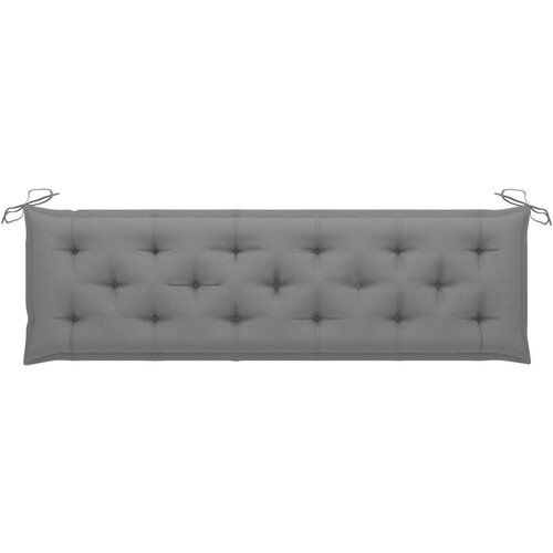  Jastuk za vrtnu klupu sivi 180 x 50 x 7 cm od tkanine Oxford Cijene