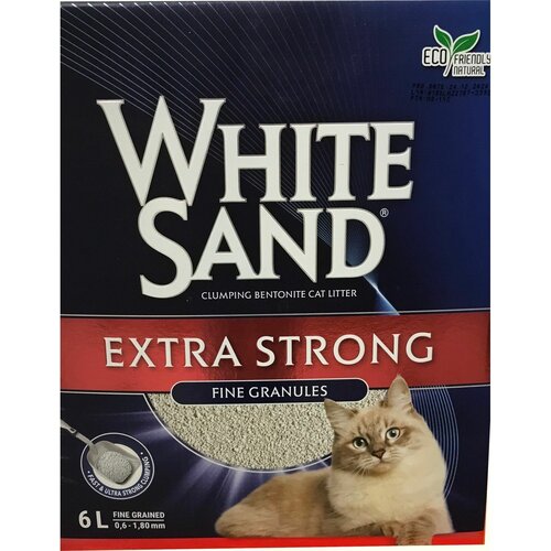 Bentas White Sand Extra Strong, posip za mačke 6 l Slike