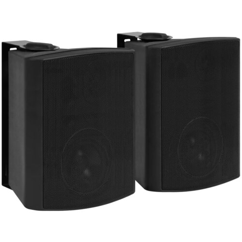 vidaXL Zidni stereo zvučnici 2 kom crni unutarnji/vanjski 120 W Cijene
