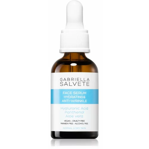 Gabriella Salvete face serum hydrating & anti-wrinkle serum za obraz za suho kožo 30 ml za ženske