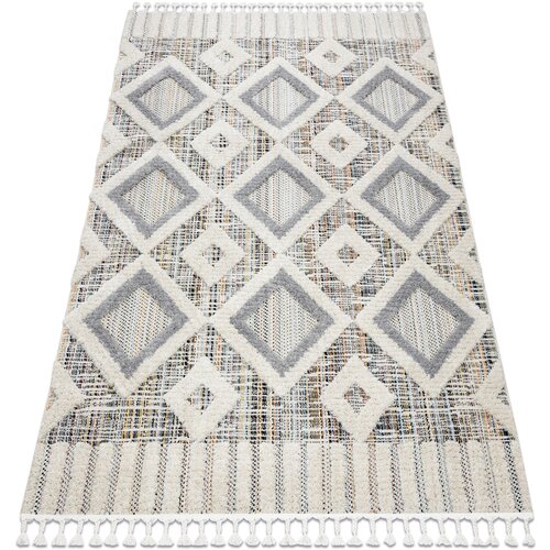 RugsX Preproge Preproga SEVILLA Y523C rombi siva / rumena 200x290 cm Siva Cene