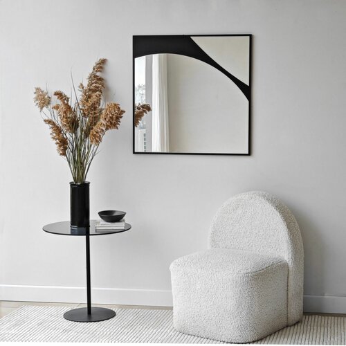 HANAH HOME abstract 1 - black black mirror Cene