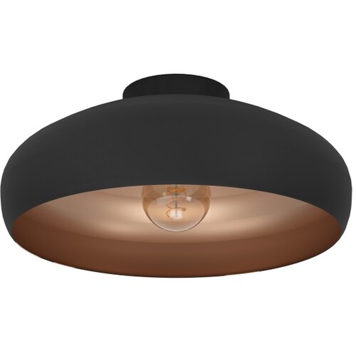 Eglo plafonjera Mogano 94547, 1x E27, &amp;Oslash;40 cm, crna i bakrena Slike