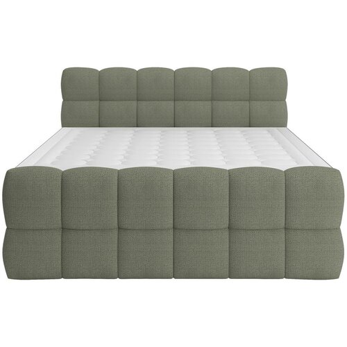 Premium Living Postelja Boxspring Brisbane, Zelena, 140x220 Slike