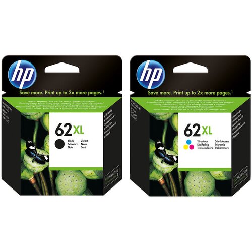 HP komplet kartu&amp;scaron; nr.62XL (BK + CMY), original Slike