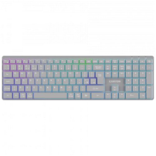 Canyon Tastatura Cns-Hbtk11G Uk/Us, Rgb, Dual Mode, Wireless, Siva Cene