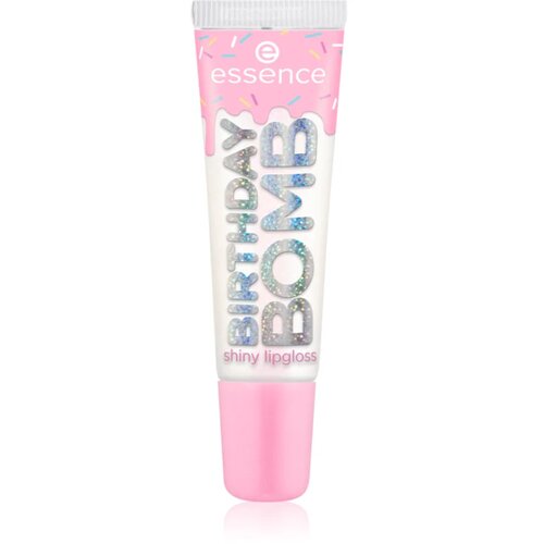 Essence Birthday Bomb transparenten sijaj za ustnice za bleščeč sijaj odtenek 01 Cake My Day! 10 ml Cene