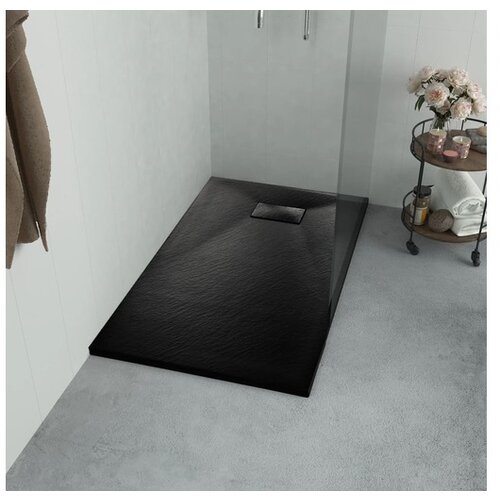  Kad za tuš SMC črna 80x80 cm Cene