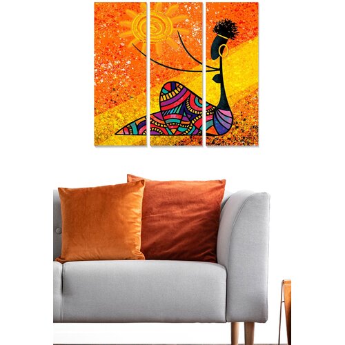 Wallity MDF1190556745 Multicolor Decorative MDF Painting (3 Pieces) Cijene