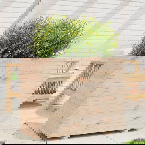 VidaXL Vrtna sadilica 90x40x72 5 cm od masivne borovine Slike