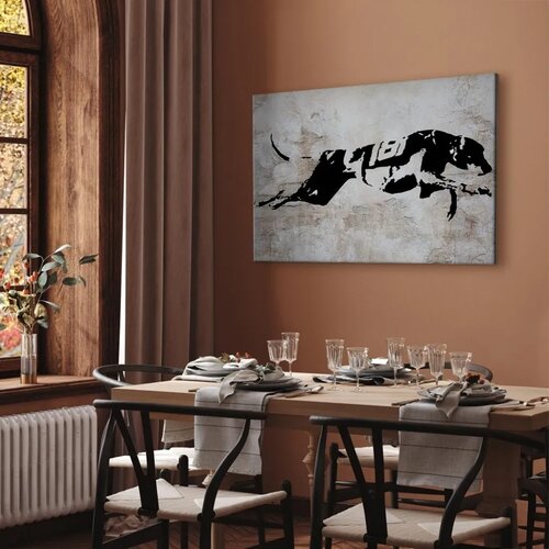  Slika - Greyhound Race (1 Part) Wide 60x40 Akustična Slike