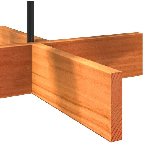 VidaXL Drveno ukrasno božićno drvce vo&amp;scaron;tano smeđi 100 cm od borovine Slike