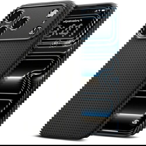 Spigen LIQUID AIR maska za IPHONE 17 PRO MAX MATTE BLACK Slike