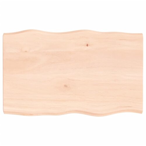 vidaXL Mizna plošča 80x50x4 cm neobdelana trdna hrastovina Cene