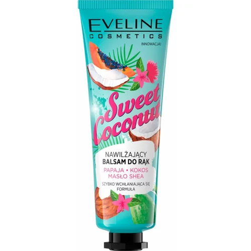 Eveline Cosmetics Sweet Coconut balzam za njegu ruku 50 ml