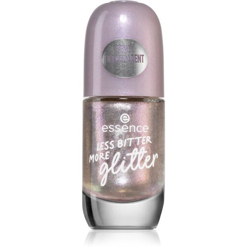 Essence Gel Nail Colour brzosu&amp;scaron;eći lak za nokte s efektom sjaja 8 ml nijansa 58 Less Bitter More Glitter Slike