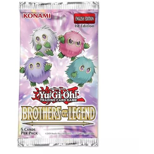 Konami yu-gi-oh! tcg: brothers of legend - booster pack [1st edition] Cene