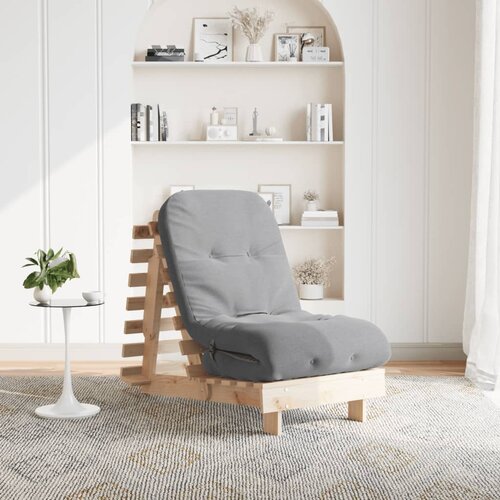  Futon na razvlačenje s madracem 60x206x11 cm masivna borovina Cene
