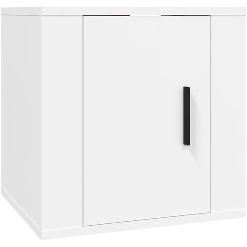 Maison Chic Stenska TV omarica - TV stojalo - Televizijska omarica bela 40x34,5x40 cm, (21702108) Cene
