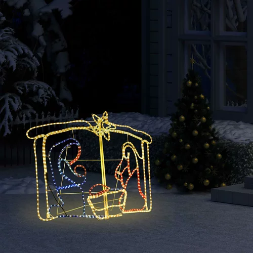  Ukrasne božićne jaslice s 240 LED žarulja 116 x 41 x 87 cm