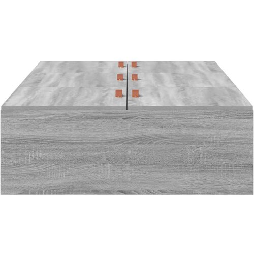  Krevet s ladicama Siva Sonoma 80 x 200 cm Konstruirano drvo Slike