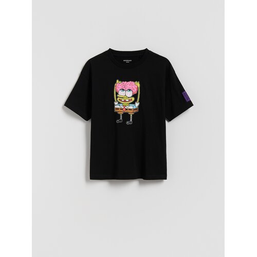 Reserved Majica kratkih rukava Spužva Bob - crno Cijene