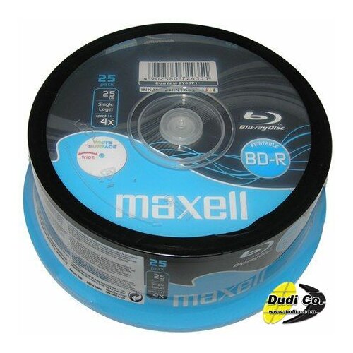 Maxell bd-r 4X 25GB 25S printable MDBDR4X Slike