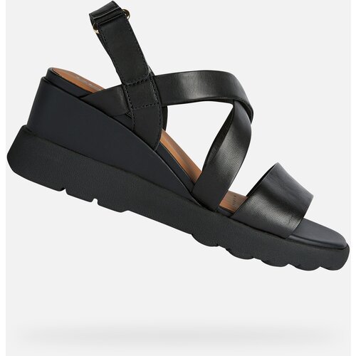 Geox Black women's sandals Spherica EC6 - Women's Cene