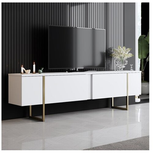 Hanah home Luxe 1 618BLY1102 TV polica, bijela Cene